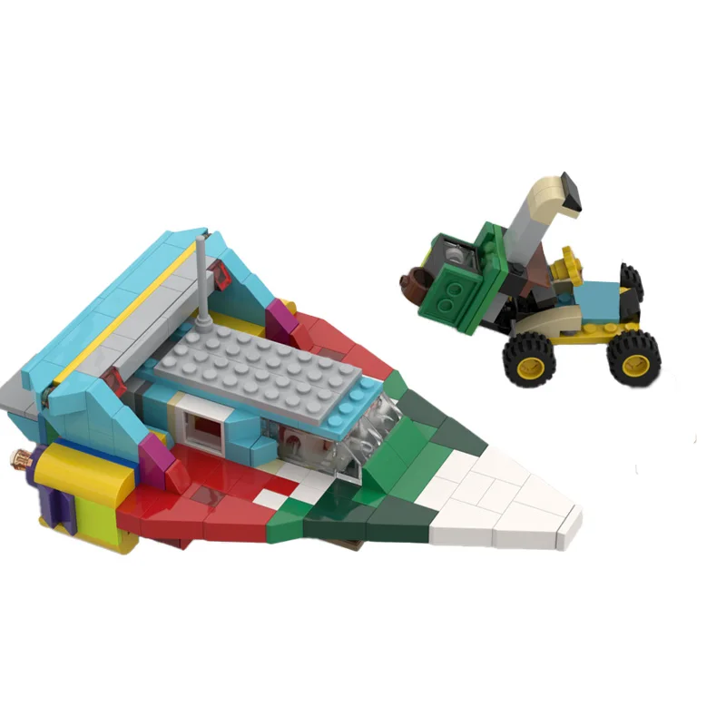 335 قطعة لون الفضاء النقل وحدات اللبنات نموذج لتعليم الأطفال لتقوم بها بنفسك الجمعية عرض لعبة عيد ميلاد هدية الكريسماس