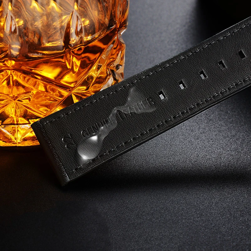 Cow genuine leather Watch strap men\'s for Armani AR1694|60012|1732|1692|1507|1981|AX2098 watches band 20mm 22mm black watchband