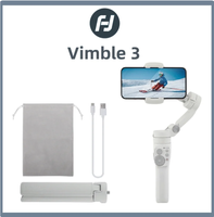 FeiyuTech Official Vimble 3 Built-In Extension Rod 3-Axis Smartphone Handheld Gimbal and Foldable for iPhone 14 Pro Max Samsung