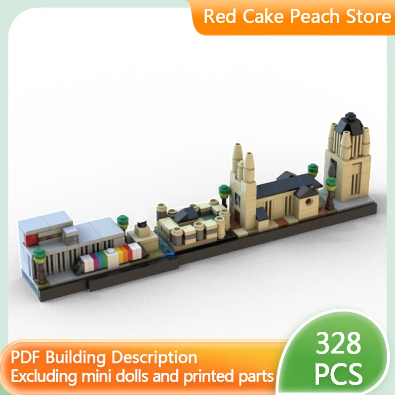 

Конструктор City Street View Model MOC: Модульный набор для сборки «Городские пейзажи» (Анжер), развивающая игрушка для детей, подарок на праздник