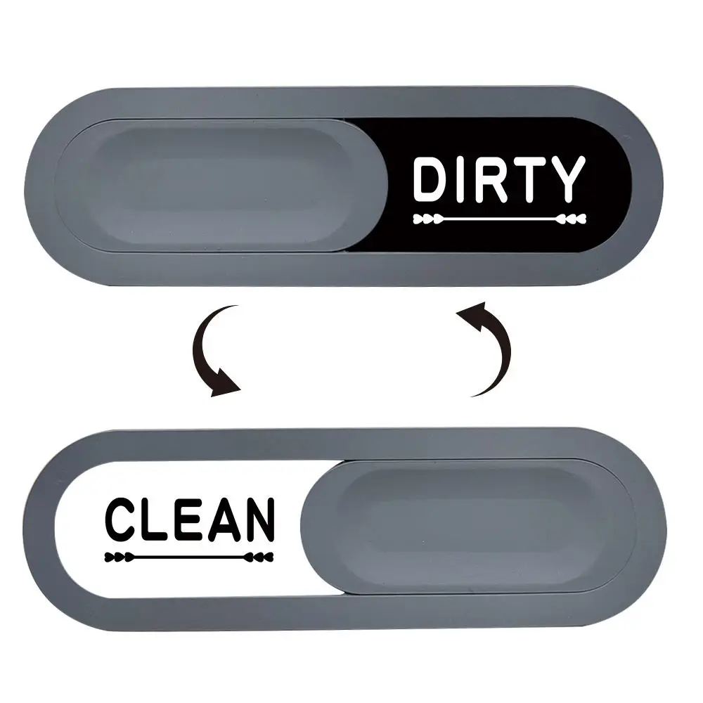 Durable ABS Magnetic Sign For Dishwasher Clean Dirty Indicator Kitchen Appliance Accessory Convenient Household Status Decor Too
