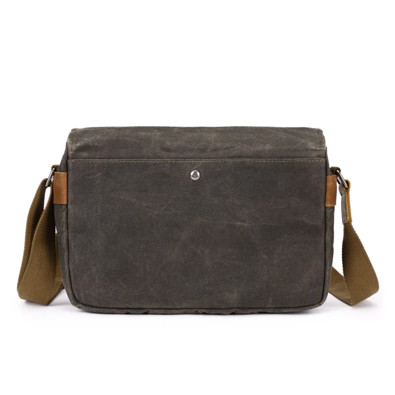 Outdoor Photography Shoulder Bag Waterproof Waxed Canvas Dslr Camera Case With Customizable Logo For Professional And Amateur Ph