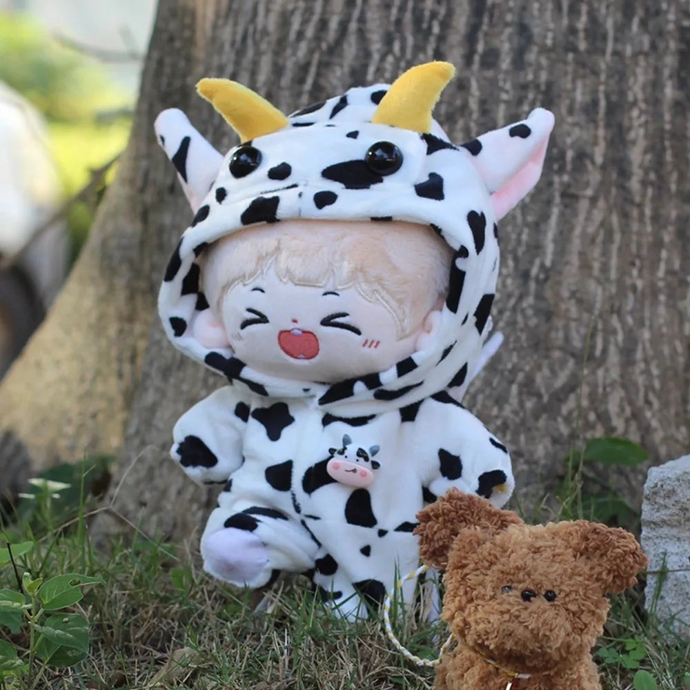 

Animal Jumpsuit 20cm Cotton Doll Clothes Lamb Onesuit Doll Winter Outfit Calf Plush Plush Dolls Clothes Doll Accessories