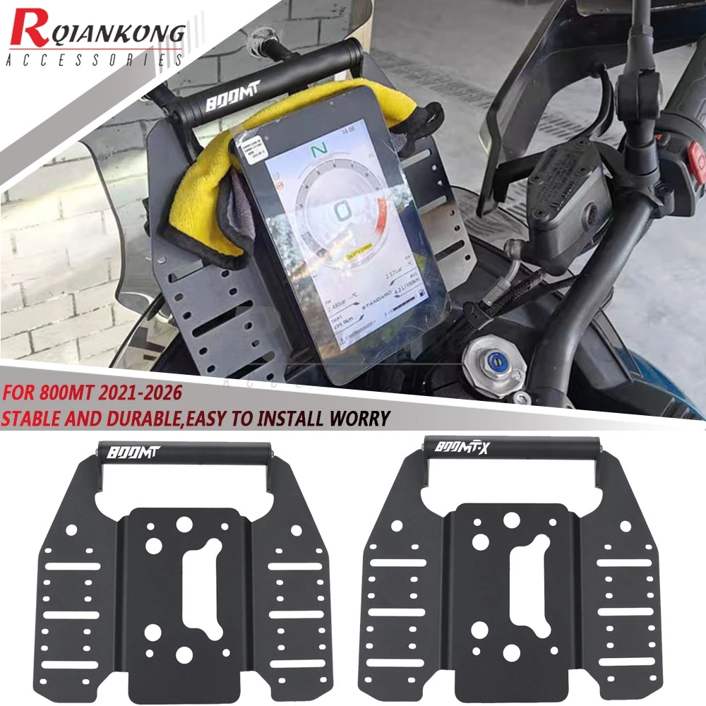 Für Cfmoto 800 MT 800MT Motorrad-Handyhalterung GPS-Navigationshalterung Verlängerungsstange 2021 2022 2023 2024 2025 2026