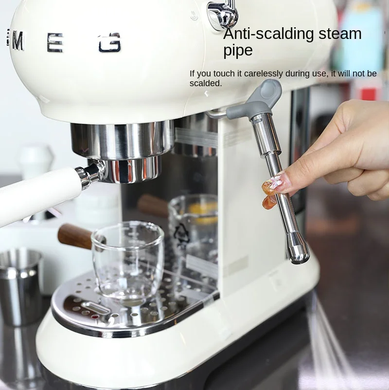 Coffee Machine Steam Nozzle Replacement, For Smeg ECF01 304 Stainless Steel Steam Wand Coffee Machine Accessories