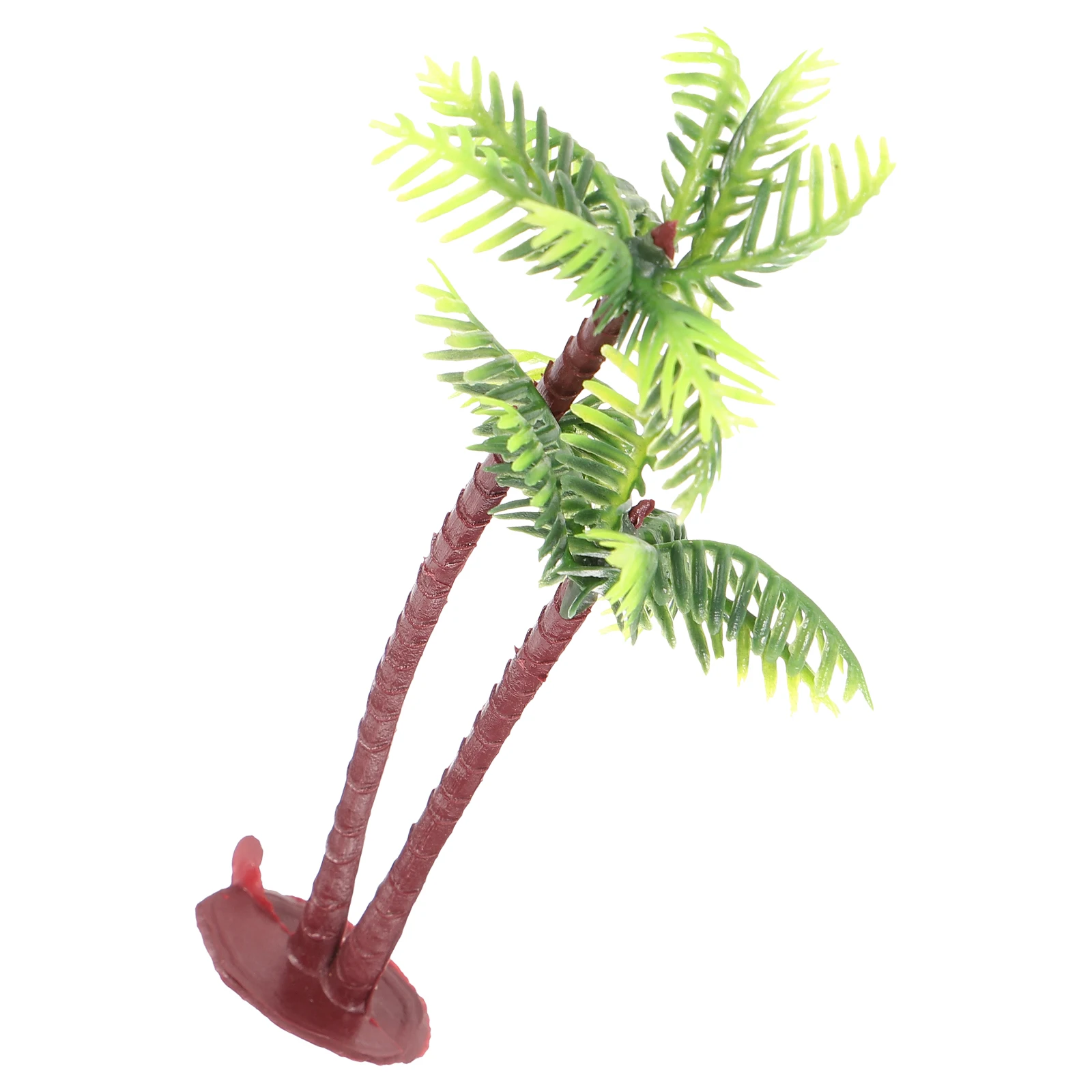 

5 Pcs Mini Coconut Tree Decoration Plastic Craft Supplies Bonsai Terrarium Coconut Tree Decoration Props