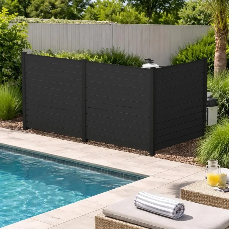 Kozyard 50" W x 48" H Outdoor Privacy Screens, Air Conditioner Fence Panels,Pool Equipment Enclosure,Trash Can Screens Fence Kit