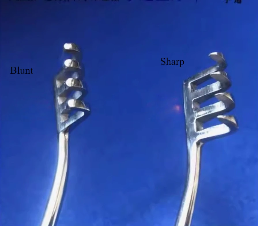 Orthopedic Mastoid Retractor Self Retaining Retractor Stainless Steel Multi Tooth Spreader Instrument Pet Veterinary Tool