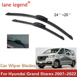 Spazzola tergicristallo anteriore auto per Hyundai Grand Starex TQ 2007 ~ 2022 Royale H-1 iMax H1 parabrezza parabrezza finestre tergicristalli accessori