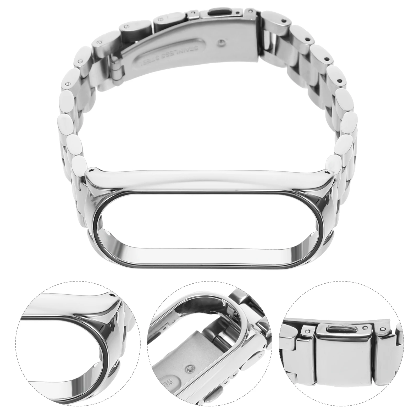 

1Pcs Stainless Steel Watch Strap Comfortable Skin-Friendly Retro Design Suitable for Xiaomi Smartwatch Bands Business Sports