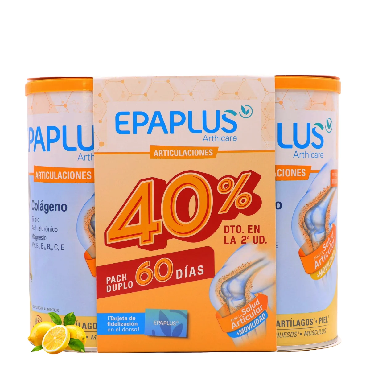 EPAPLUS ARTHICARE COLAGENO Mantenimiento PACK SABOR LIMON (2x331,g)