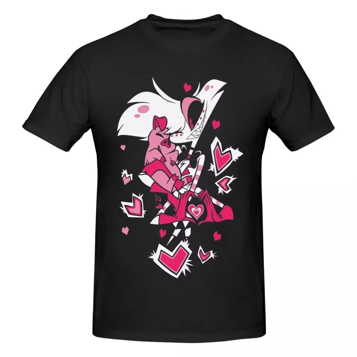 2026 Fashion New Creative Hazbins Hotels Cute Fat Nuggets T-Shirts Men Crew Neck Cotton T Shirts Short Sleeve Tees Unique Tops