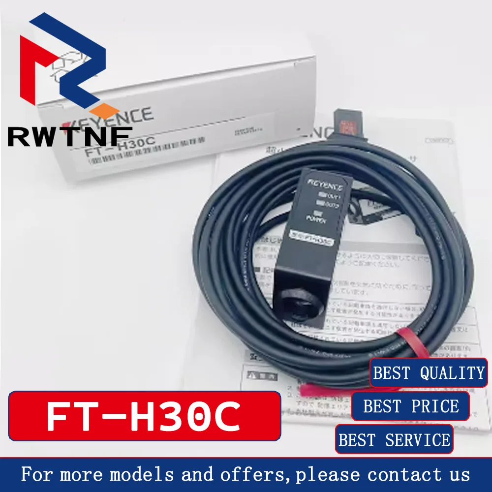 العلامة التجارية الجديدة حقيقية FT-H30C KEYENCE مستشعر درجة الحرارة الرقمي بالأشعة تحت الحمراء لمسافات طويلة، مخزون المستودعات