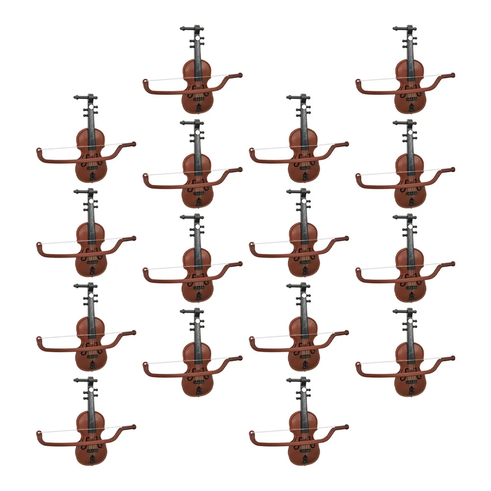 

16pcs Pendant Decorations Wood Grain Style Hanging Adornments Festival Home Party Decoration Shaped Pendant Holiday Artificial