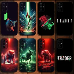 Day Trading Day Trader Phone Case For Samsung S24,S21,S22,S23,S30,Ultra,S20,Plus,Fe,Lite,Note,10,9,5G Black Soft Cover