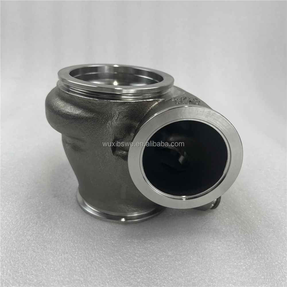 الشاحن التربيني G25 عكس دوران التوربينات الإسكان 871388-5001S 871388-5002S AR 0.49 V-الفرقة الفولاذ المقاوم للصدأ يناسب G25-550 G25-660