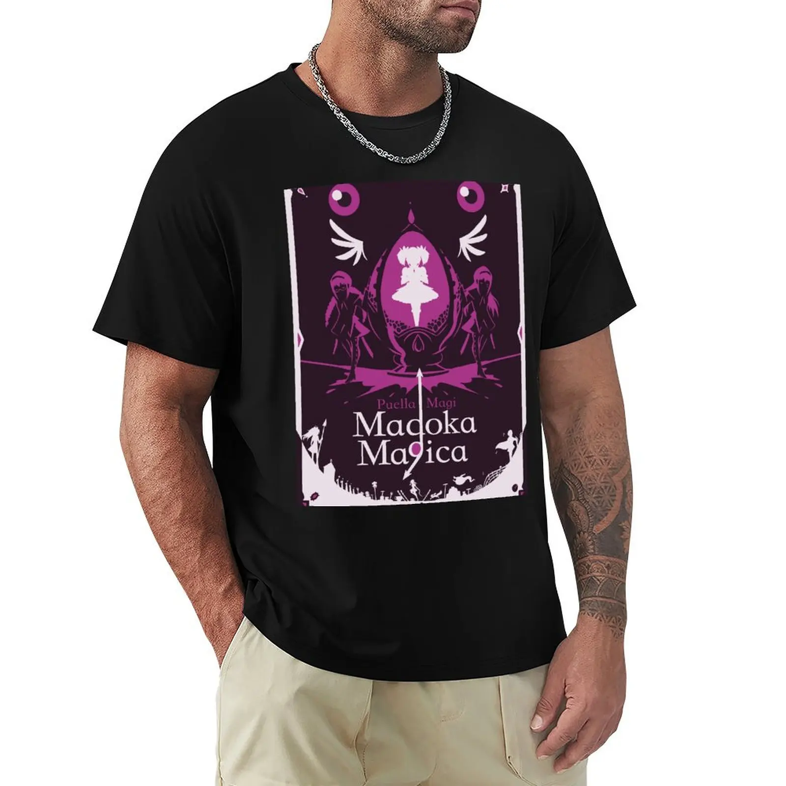 

Madoka Magica T-Shirt quick-drying customizeds man clothes mens graphic t-shirts big and tall