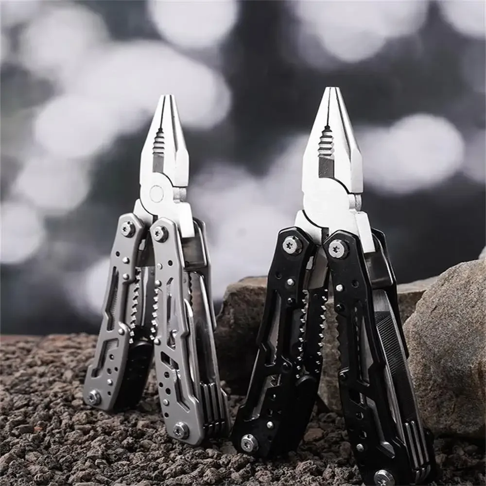 Outdoor Multitool Camping Tragbare Edelstahl Edc Klapp Multifunktions Werkzeuge Notfall überleben Messer Zange