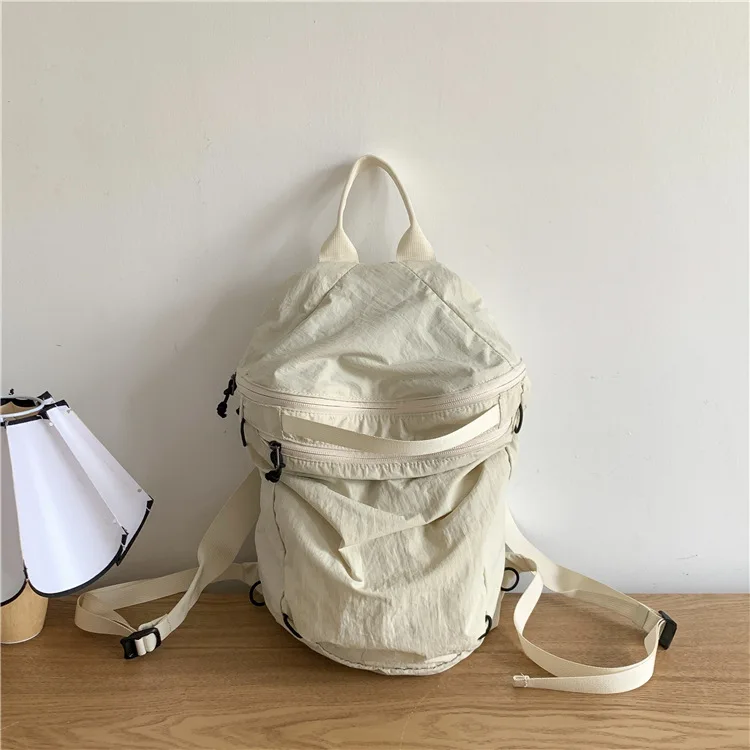 Sac à dos ComPiedmont de grande capacité, sacs pour étudiants de loisirs, pack solide simple, personnalité douce, mode coréenne, populaire, tout match