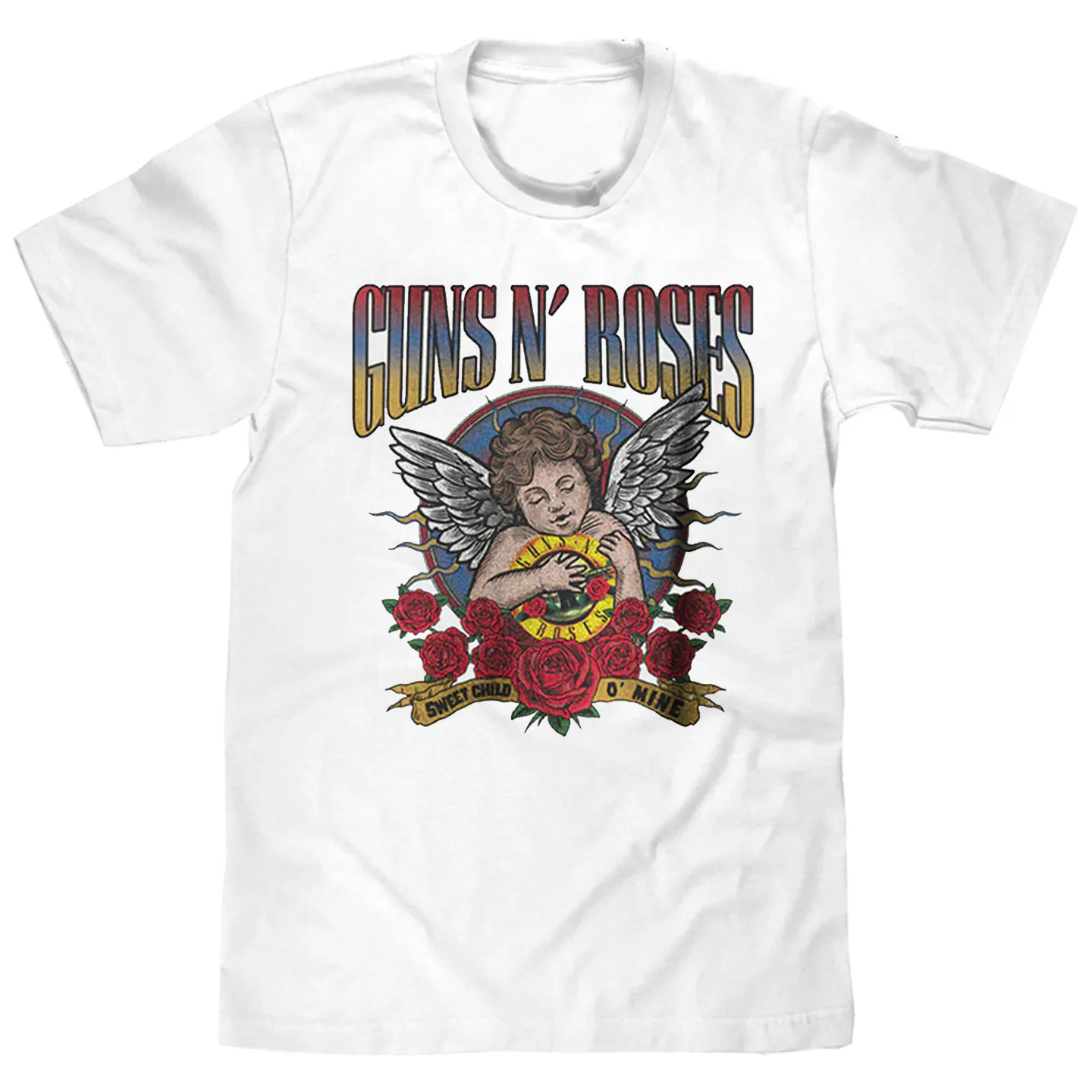 Guns N 'Roses: Guns N' Roses and Rose Band, Guns N 'Roses, Casual T-Shirt, Men's and Women's Luxury Band Brand Top 2026