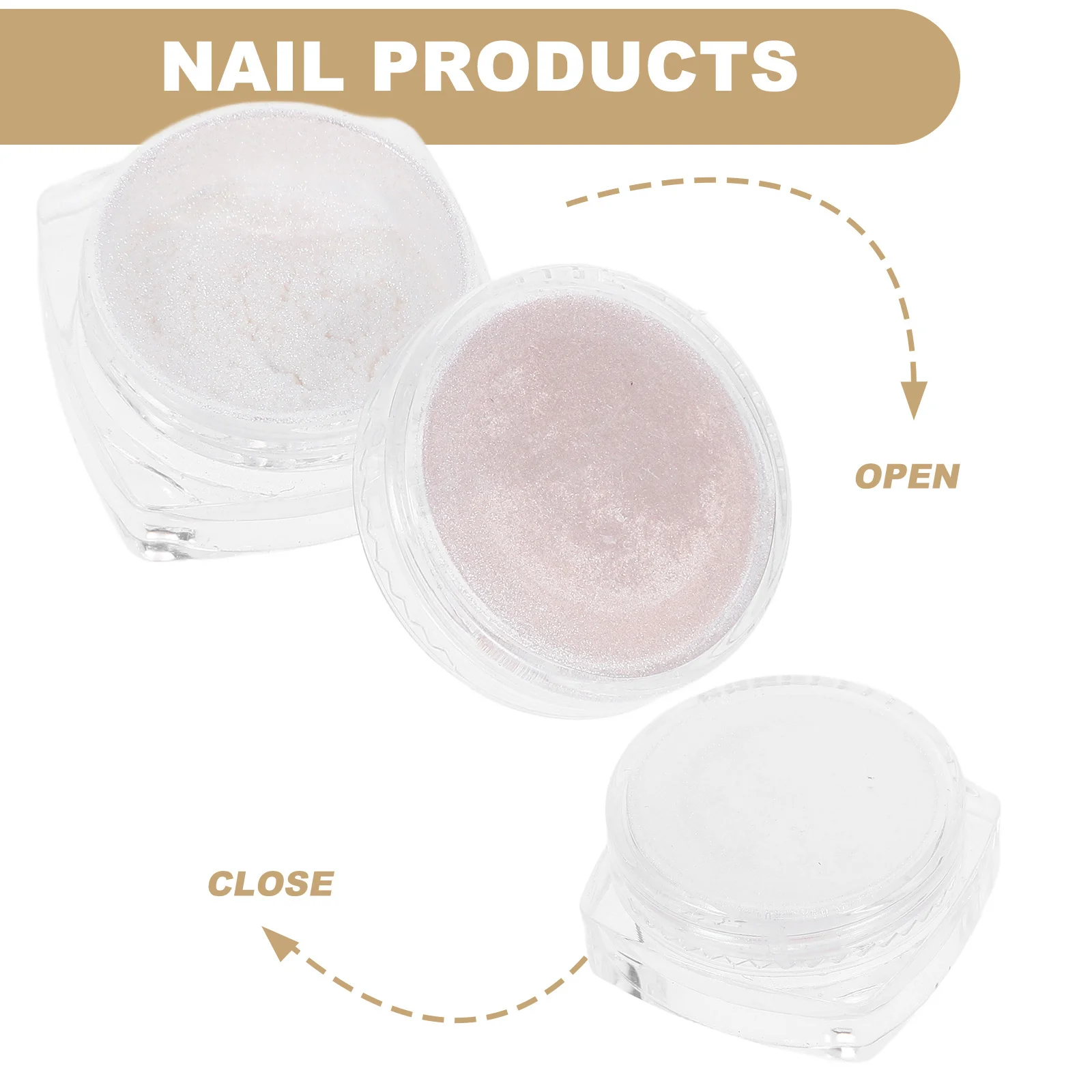 1 conjunto de pó fino de luar para unhas, pó de glitter para unhas, durável, pigmento para arte em unhas, suprimentos de manicure com glitter