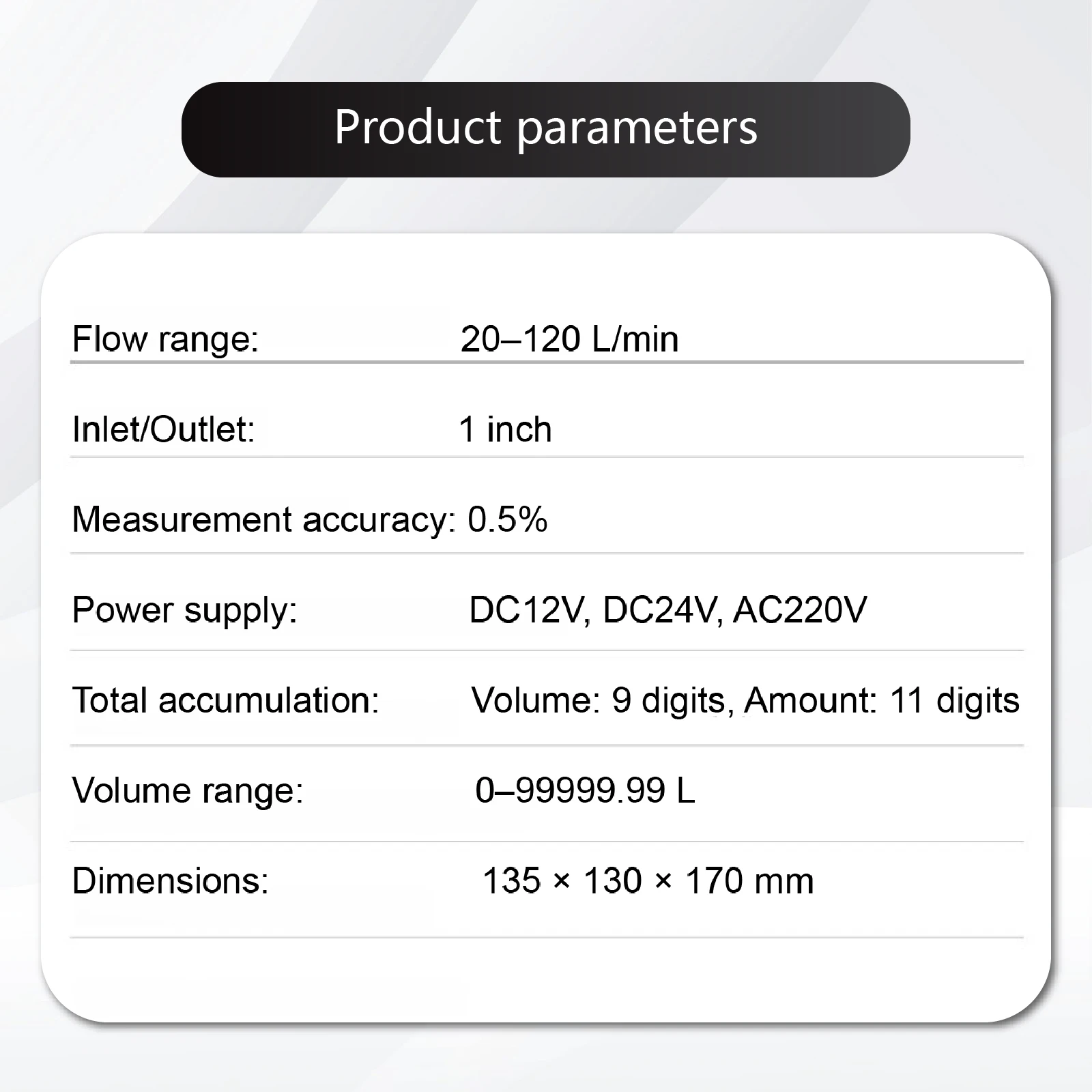 Batching Oval Gear Flow Meter Digital Fuel Diesel Water Dispenser Electronic Flow Meter 12V 24V 220V