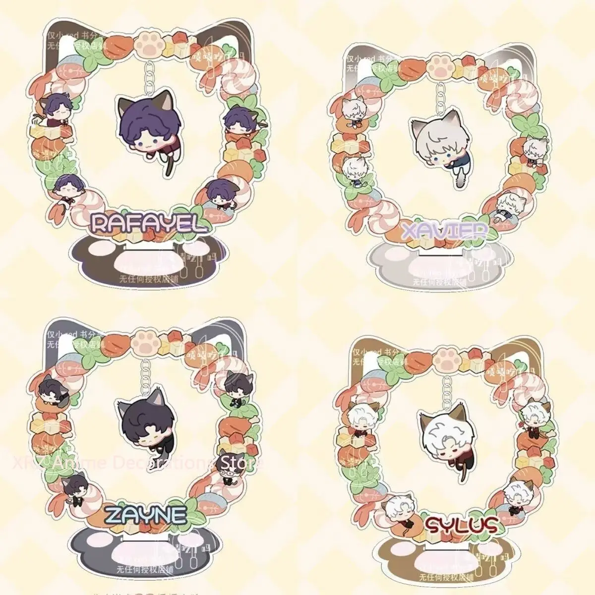 

Аниме Love and Deepspace Xavier Rafayel, акриловая подставка для косплея, аксессуары, коллекция фигурок, настольные украшения, Рождественский подарок