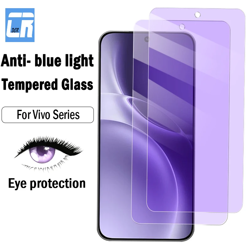2-4 قطعة زجاج مقسى ممتاز مضاد للأشعة الزرقاء لهاتف Vivo X300 X200 FE S30 Pro mini X200S X100S X80 Lite S20 S19 واقيات الشاشة #1