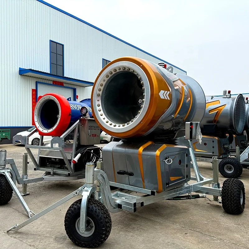 Fully Automatic Snow Making Machine Outdoor Ski Resort Large Snow Cannon Fan Generator Shed