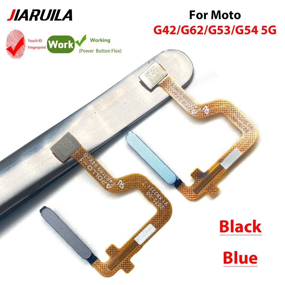 Tested Well For Moto G42 G62 G53 G54 5G Power Home Button Menu Return Key Fingerprint Touch ID Recognition Sensor Flex Cable