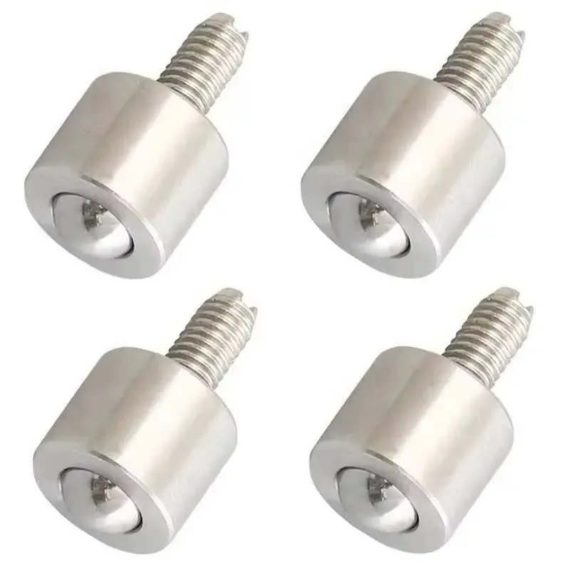NEW 10PCS Micro Bearing Steel Ball Precision Conveying Transfer Unit Ball Bearing Conveyor Rollers Universal Bull's Eye Wheels
