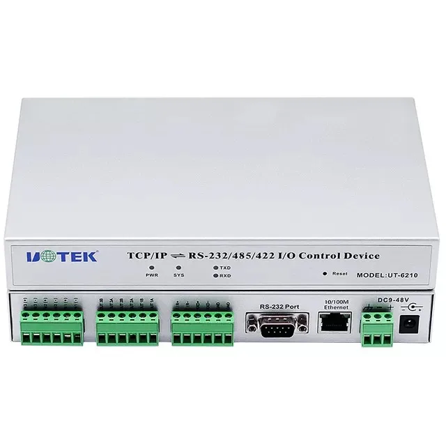 UTEK TCP/IP To RS232/485/422 Remote Network I/O Controller UT-6210