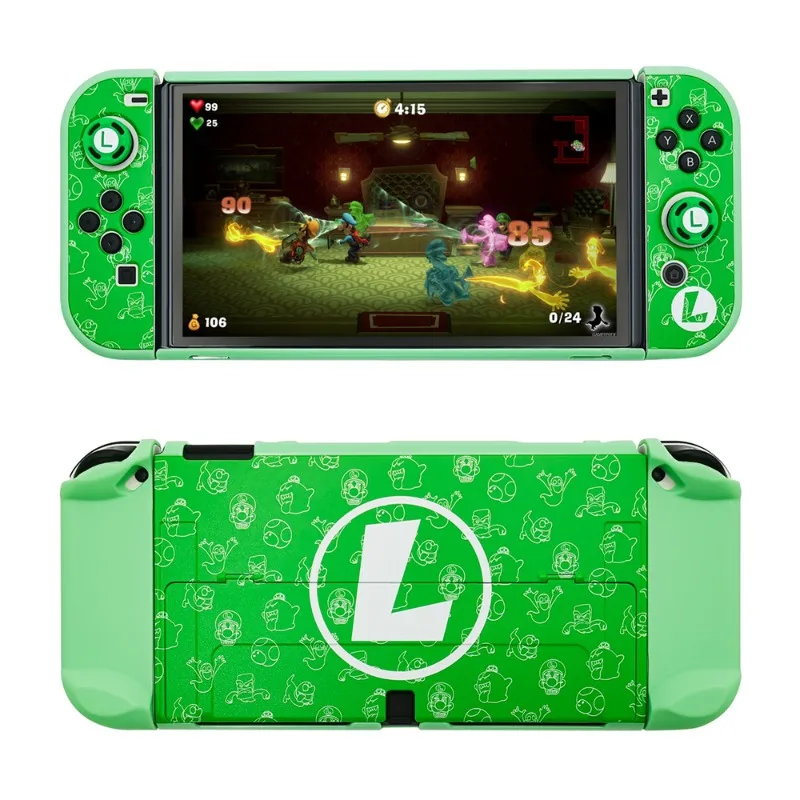 Mario Luigi Bros Case for Nintendo Switch Protective Case Anime Nintend Switch Oled Console Joycon Cover Game Host Accessories