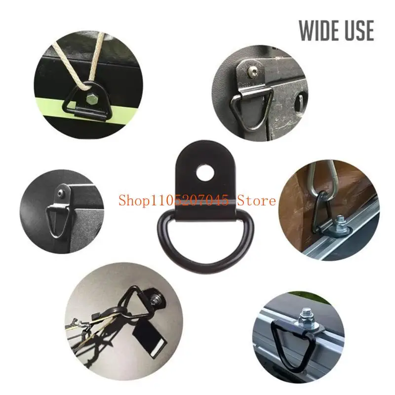 

37cd 20Pcs Cargo Trailer Surface Mount Tie-Down D-Rings for Wrangler High Quality Truck Tie Downs Anchors