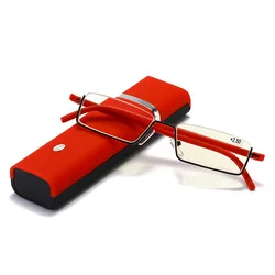 TR90 Reading Glasses Unisex Anti-blue Light Blocking Eyewear TR90 Half Frame Men Women Presbyopia Eyeglasses Diopter +1.0~4.0