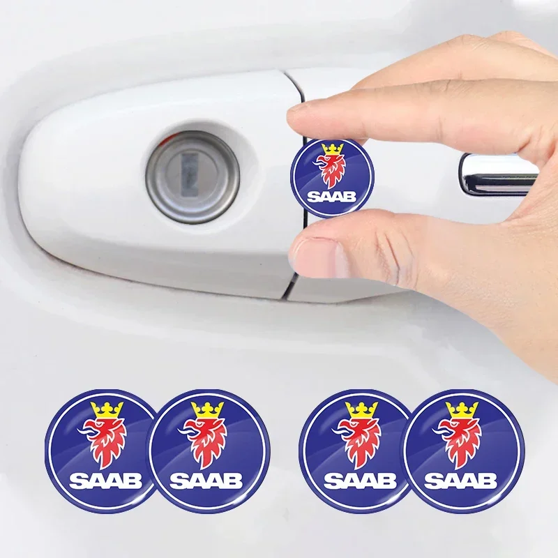 

Car Lock Stickers Keyhole Anti-blocking Protection Styling For SAAB Scania 93 95 9000 900 9-4X 9-2X 9-X Monster Car Accessories