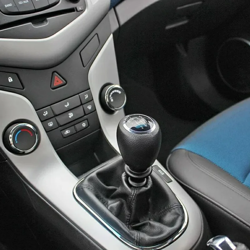 Leather 5 6 Speed Car Gear Shift Knob for Chevrolet Chevy Cruze 2008 2009 2010 2011 2012 2013 2014 Lever Stick Accessories