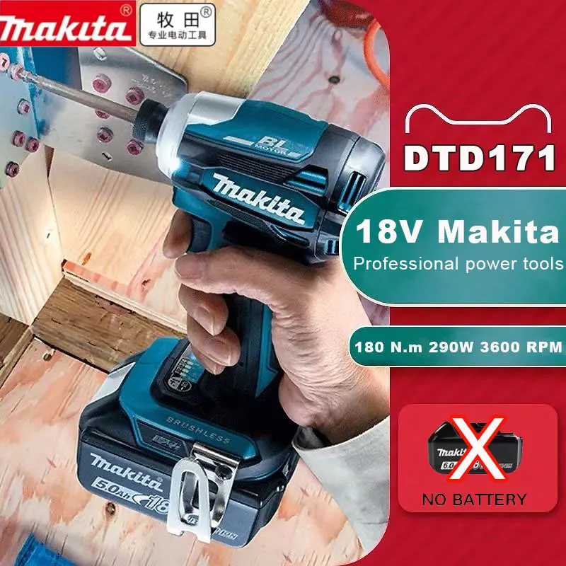 

18V Makita BL motor bare blade unit Makita DTI171 brushless impact driver rechargeable screwdriver drill cordless power tool
