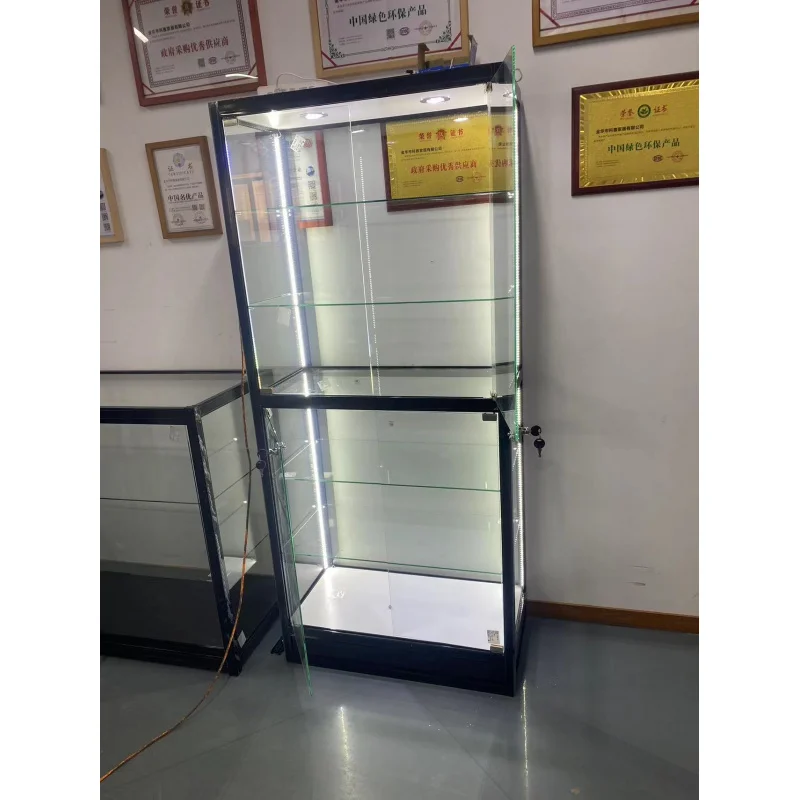 custom.Factory price spotlight glass cabinet