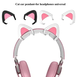 Headphone Ear Pendant Universal Blue-tooth Headset Accessories Earmuffs Headset Decorations Lightweight Silicone Cat Ear Pendant