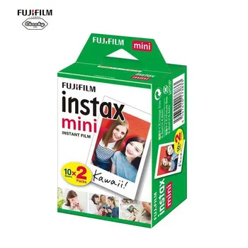 Fujifilm Instax Mini Film 8 9 Film 20 Sheets Mini White Instant Photo Paper For Camera Instax Mini7s 50s 90 Photo Paper White