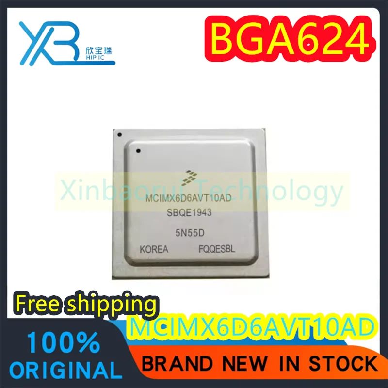 

(1/5pieces) MCIMX6D6AVT10AD MC1MX6D6AVT10AD BGA624 car amplifier computer board new original electronics spot Free shipping