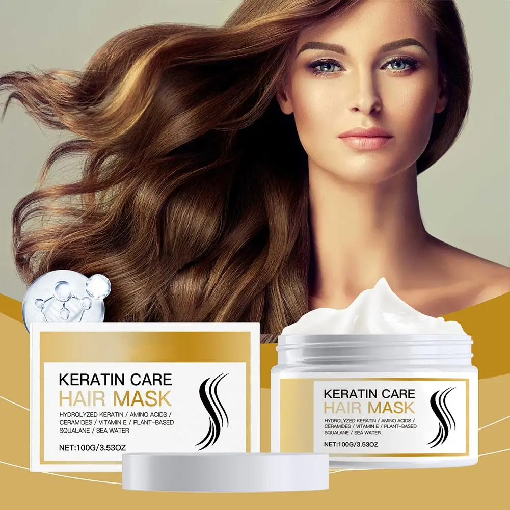 

Кератиновая волшебная маска для волос, протеиновая глубокая восстановление, питательный выпрямитель для волос, коллаген Karsell, долговечное увлажнение для Ha E2W7