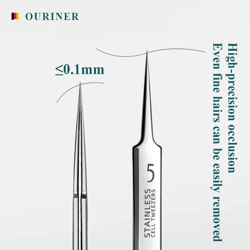 高品質超微細No. 5セルニキビ黒ずみクリップピンセット美容サロン専用スクレイピングツールニキビ針ツール