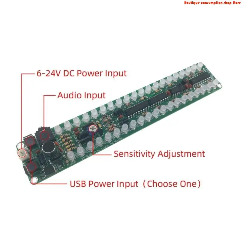 L9NA Electronic Sound Spectrum Level Set Suite Module PCB