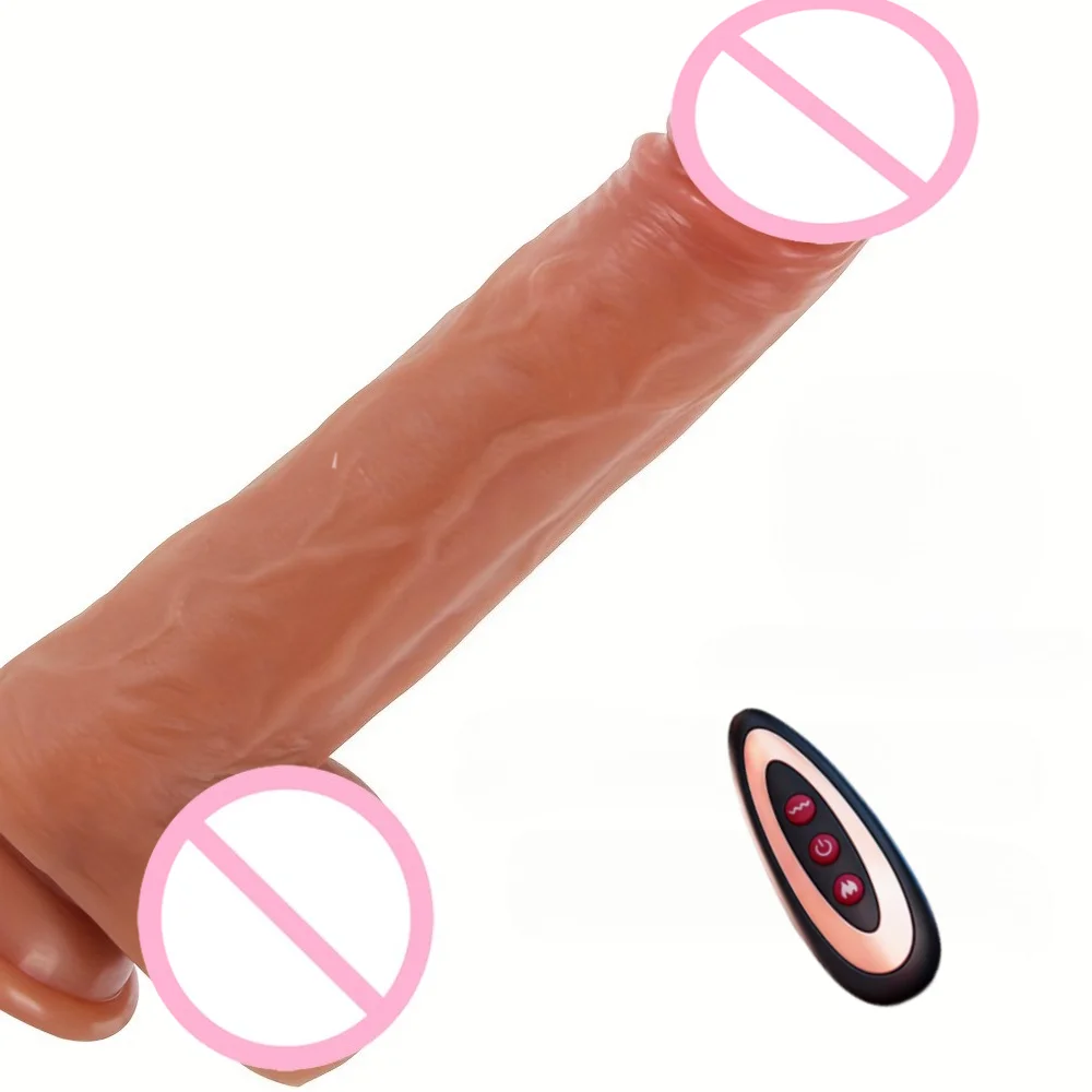 1pc Realistic Dildo Thrusting Vibrator with 10 Thrusting Modes 8.6inch Vibrating G Spot Dildos Adult Sex Toys for Women Men 18+