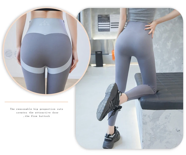 BIVIGAOS Micro-Pressed Butt Lifter Leggings Women 5D Slim Spring Autumn High Waist Fitness Push Up Leggings Sport Shark Pants
