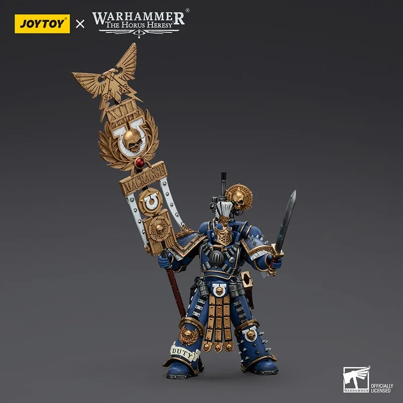 Joy Toy Warhammer The Horus Heresy Anime Action Figure Ultramarines Remus Ventanus with Articulated Joints Collect Model Toys
