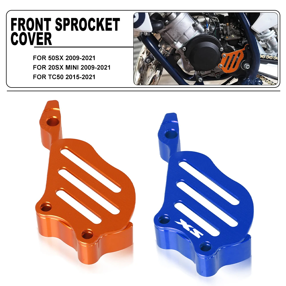 

For 50SX 20SX 20 50 SX Mini 2009-2022 FOR Husqvarna TC50 TC 50 2015-2021 20 Moto Sprocket Cover Case Saver Chain Guard Protector