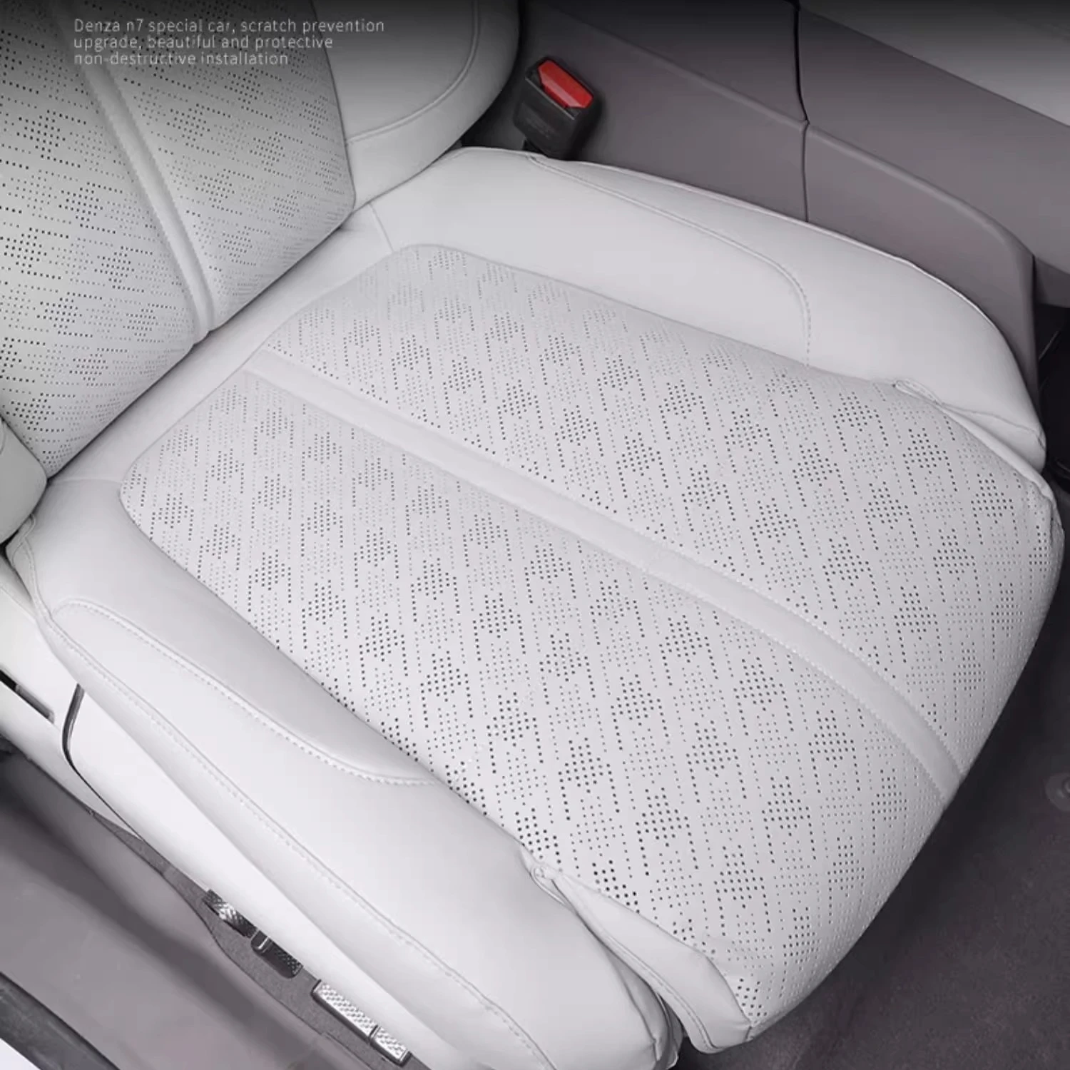 For Geely Zeekr 7X 2025 Car Seat Cushion Full Cover Leather Breathable Seat Cushion Cover Dustproof Interior Pad Accessories